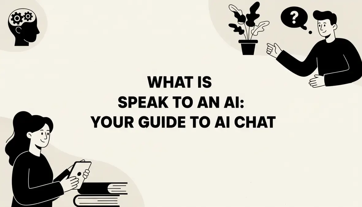 What Is Speak To An AI: Your Guide To AI Chat