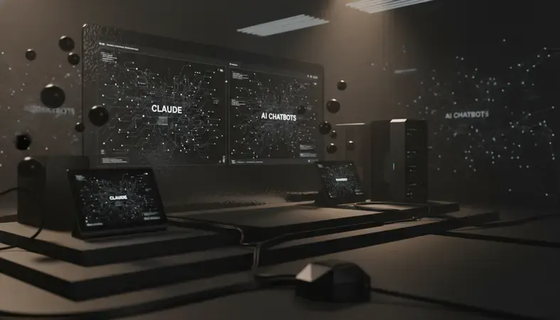 Split screen showing Claude and other AI chatbots in conversation, highlighting different response styles