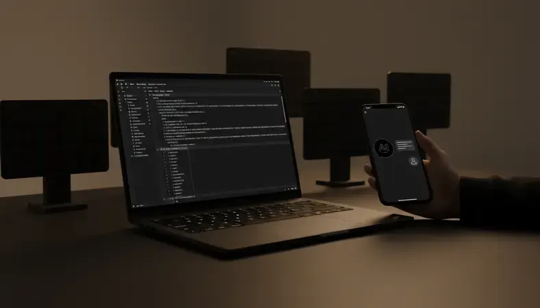 Person chatting with AI character on smartphone screen showing conversation interface