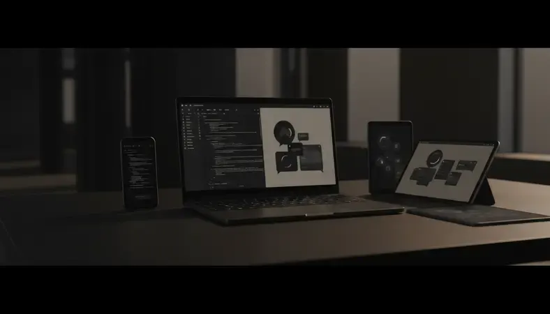 Split screen showing different AI chatbot interfaces highlighting their unique features and design approaches