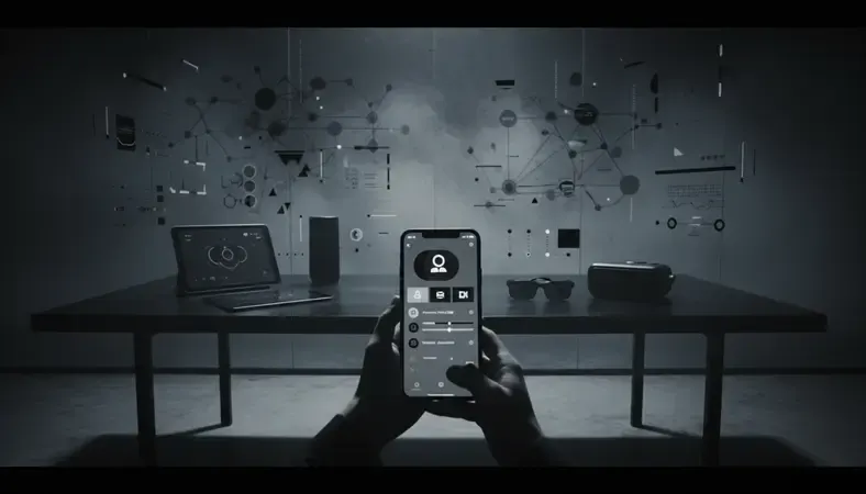 User setting up AI chat profile on mobile device with customization options visible