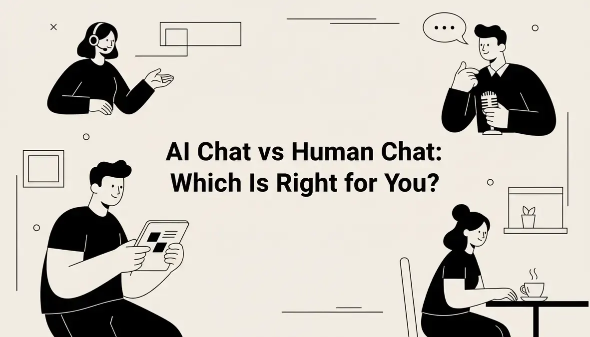 AI Chat vs Human Chat: Which Is Right for You?