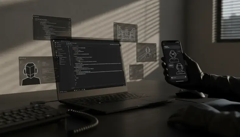 Person chatting with multiple AI character avatars on a smartphone screen