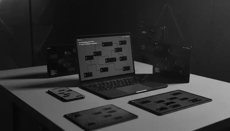 Flowchart showing AI processing steps from user input to character response