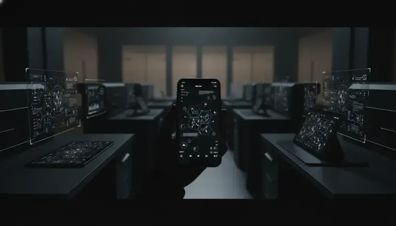 AI chatbot character interface showing a conversation with a virtual companion on a smartphone screen