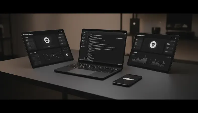 Grid showing screenshots of different AI character platform interfaces highlighting their unique features