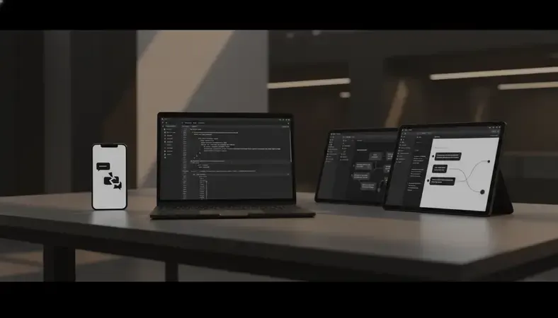 Side-by-side screenshots of different AI chat app interfaces showing varied conversation styles