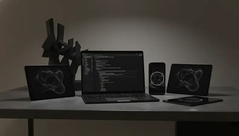 A glowing digital avatar representing a character AI chatbot persona on a dark background