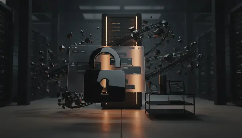 A secure lock icon overlaid on a chat interface representing private AI chatbot conversations