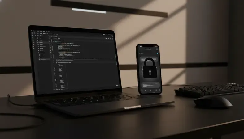 Digital security lock icon overlaid on a chat interface, representing safe and private ai chatting online