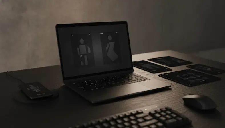 Side-by-side comparison of popular AI character platforms displayed on a laptop screen