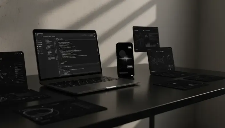 A glowing chat interface on a dark background representing an AI NSFW chat platform