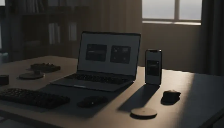 Side-by-side comparison of a simple chat interface and a feature-rich AI companion platform with image and voice options