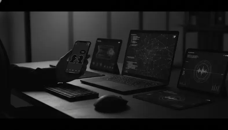 Person chatting on a smartphone with an AI companion app open on screen