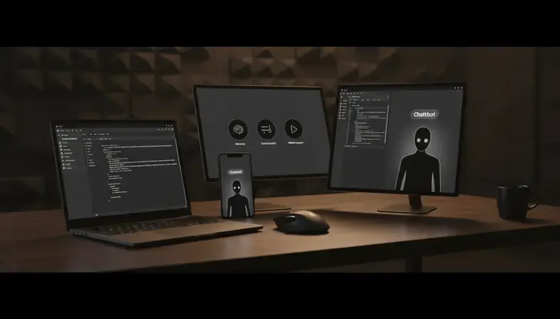 Side-by-side comparison of chatbot AI character platform features including memory, customization, and media support